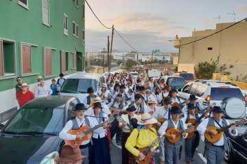 Romería popular en El Caracol (Foto Francisco Javier Santana)